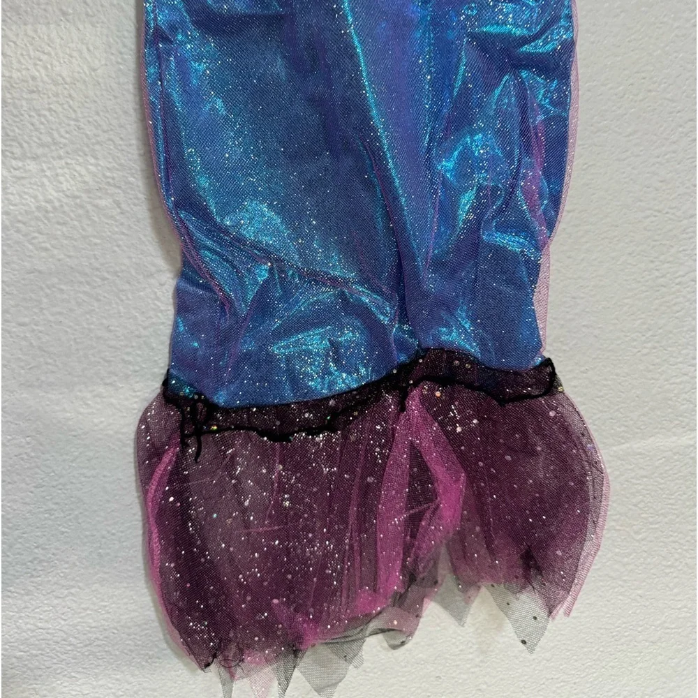ONCE UPON A ZOMBIE Girls little mermaid zombie Halloween costume dress -XS